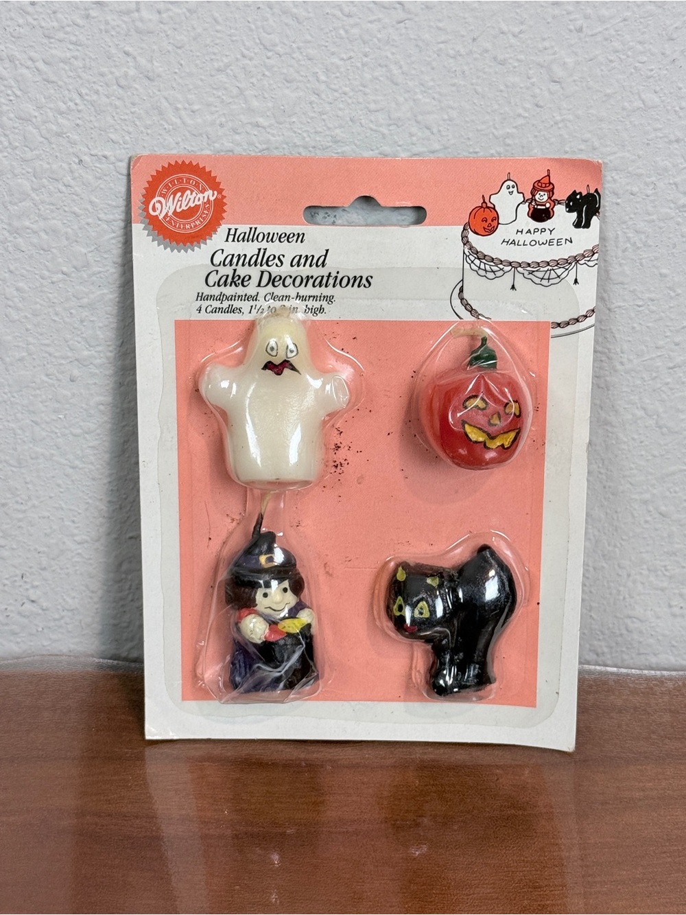 Vintage Wilton Halloween Cake Candles Set 1993 NIP